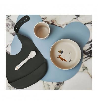 GADA PLACEMAT 2-PACK BEAR SEA BLUE 21