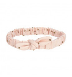 HEAD BAND DOTS PINK 12-24M 24