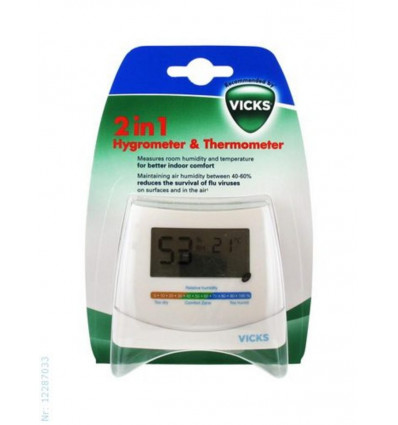HYGROMETER AND THERMOMETER VICKS 23