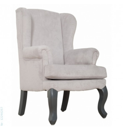 FAUTEUIL VELOURS LIGHT GREY 8