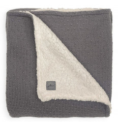 DEKEN 75X100CM BLISS KNIT STORM GREY 22