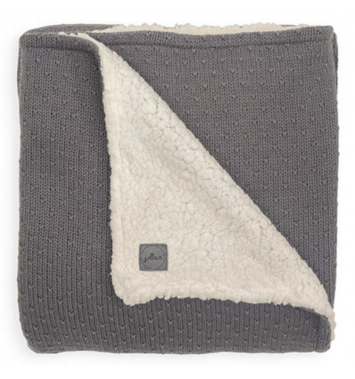 DEKEN 75X100CM BLISS KNIT STORM GREY 22