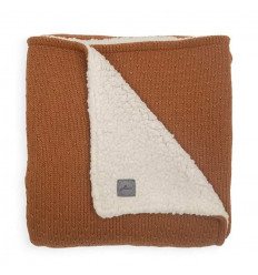 DEKEN 75X100CM BLISS KNIT CARAMEL 22