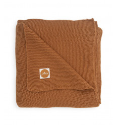 DEKEN 75X100CM BASIC KNIT CARAMEL 22