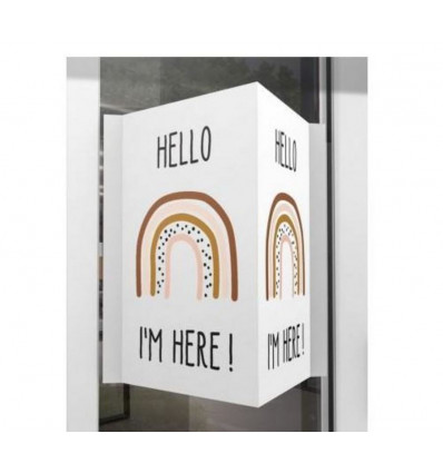 UK GEBOORTEBORD HELLO, I'M HERE GIRL 20