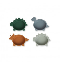 IGGY SIL BOWLS DINO BLUE MULTI MIX 21