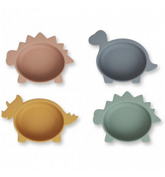 IGGY SILICONE BOWLS DINO MULTI MIX 21