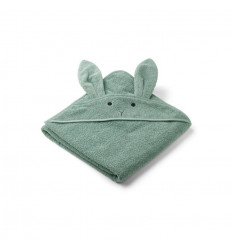 AUGUSTA HOODED TOWEL RABBIT PEPPERMIN 21
