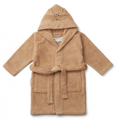 LILY BATHROBE LEOPARD APRICOT 1-2Y 21