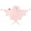 DOUDOU DEKEN OUD ROSE PINEAPPLE WIT 241