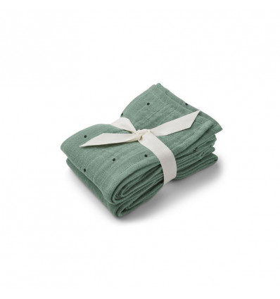 LEWIS MUSLIN CLASSIC DOT PEPPERMINT 21