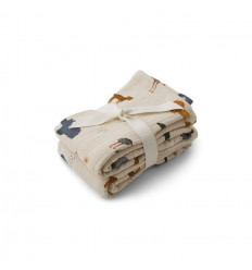 LEWIS MUSLIN CLOTH 2P SAFARI SANDY 22