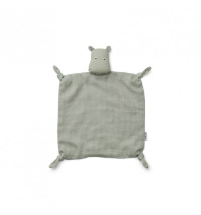 AGNETE CUDDLE CLOTH HIPPO DOVE BLUE 21