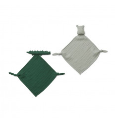 YOKO MINI CUDDLE CLOTH SAFARI GREEN 21