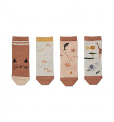 SILAS COTTON SOCKS SAFARI ROSE 1Y 21