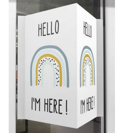 UK GEBOORTEBORD HELLO, I'M HERE BOY 20