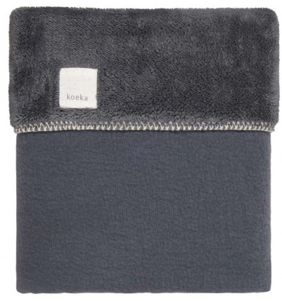 WIEGDEK. FLANEL RUNA DARK GREY 23