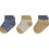 SNEAK SOCK GOTS 3PCS CINNAMON12-14 25