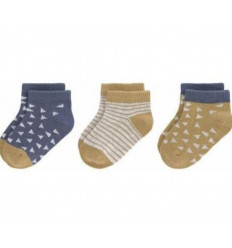 SNEAK SOCK GOTS 3PCS CINNAMON12-14 25