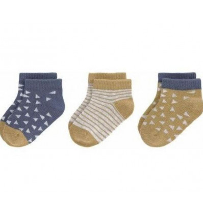 SNEAK SOCK GOTS 3PCS CINNAMON12-14 25