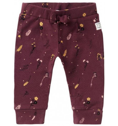 G SLIM FIT PANTS MOOIRIVIER AOP BURGUNDY