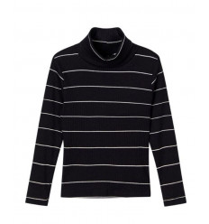 NMFVEMMA LS SLIM ROLLNECK O BLACK 86 201