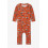 NBMOBERG LS BODYSUIT BURNTBRICK 56 201