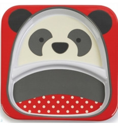 ZOO DIVIDED PLATE PANDA 6