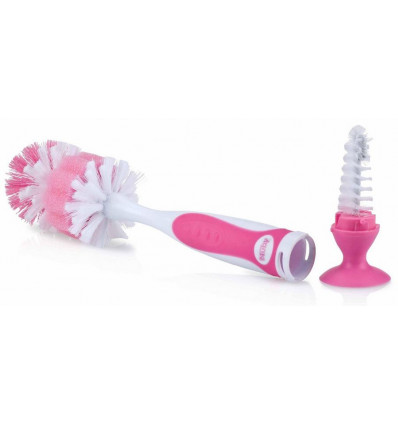 FLESSENBORSTEL EN SPEENBORSTEL ROZE 22