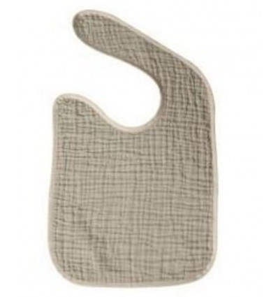 NATURAL BIB R/V GREY/ECRU 22