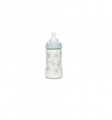 FLES PA SIL 3POS 270ML GREEN RABBITS 241