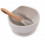 B-SUCTION BOWL SILICONE & SPOON GRIJS 25