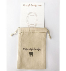 COTTON POUCH MIJN EERSTE TANDJES NL 20