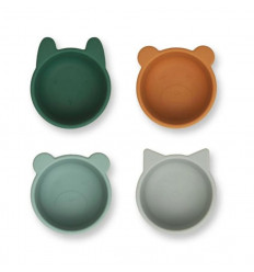 BOWL 4 PACK GREEN MIX 1SIZE 202