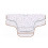 L SLV BIB 2P TINY FARMER SHEEP BLUE 251