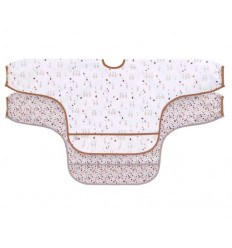 L SLV BIB 2P TINY FARMER GOOSE LILAC 251