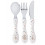 CUTLERY 3P TINY FARMER SHEEP/GOOSE 25
