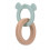 TEETHER 2IN1 WOOD/SIL LTL CHUMS DOG 231