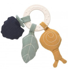 "TEETHER ""RING"" NATURAL RUBBER SNAIL 2