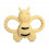 ANNEAU DE DENTITION BEE PALE BANANA 22