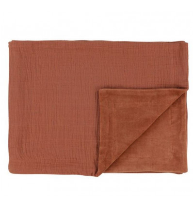 FLEECE BLANKET 75X100CM BLISS RUST 25