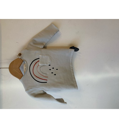 "MOON-ORG.COTTON ""RAINBOW"" SWEATSHIRT