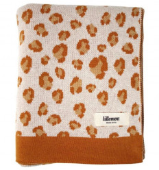 BLANKET LEOPARD/BROWN 20