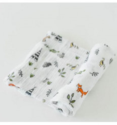 MUSLIN SWADDLE SINGLE FOREST FRIENDS 22