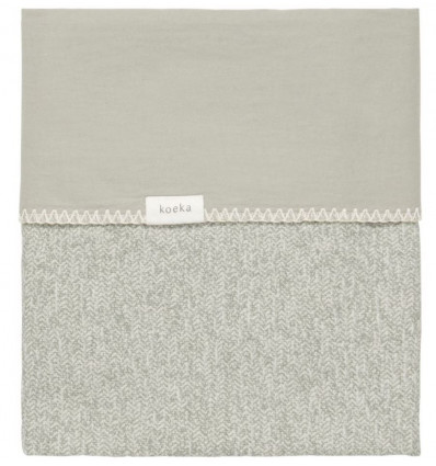 LEDIKANTDEKEN FLANEL VIGO GREEN/LEAF 21