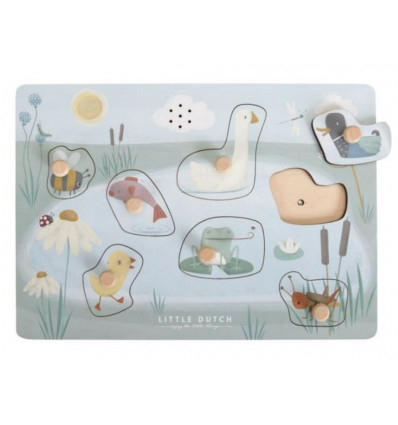 LITTLE DUTCH GELUIDENPUZZEL 12 231