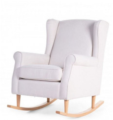 FAUTEUIL A BASCULE NAT HETRE / ECRU 211