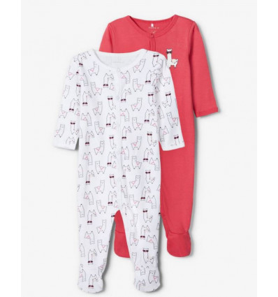 NAME IT NIGHT WEAR CLARET RED 56 21