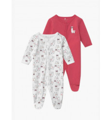 NAME IT NIGHT WEAR CLARET RED 68 21