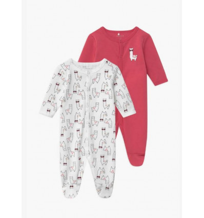 NAME IT NIGHT WEAR CLARET RED 68 21